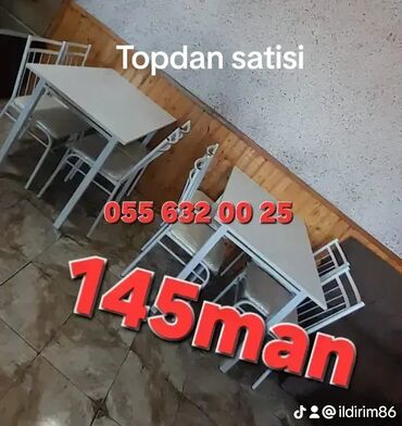 Restoran mebeli: Restoran üçün stol stul dəstinin sexdən birbaşa satışı var modellər — 16