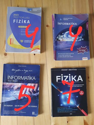 Musiqi alətləri: Məhsul: Fizika və İnformatika üzrə dərs və test vəsaitləri (4 kitab)