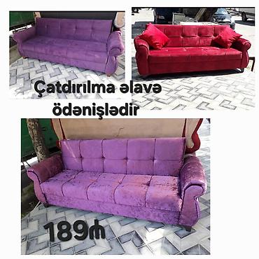 klassik divan: Диван, Новый, Ткань, Платная доставка — 1