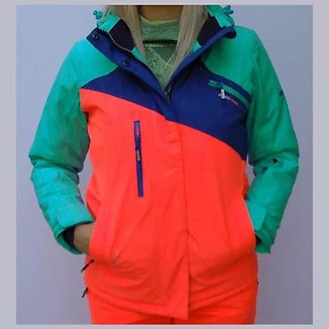 killtec jakna: Ženska zimska/ski jakna – trobojna (neon narandžasta, tirkizna — 1