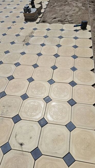 Тротуарная плитка: Тротуарная плитка, Другая модель, Мраморная, Для парковки, Новый — 4