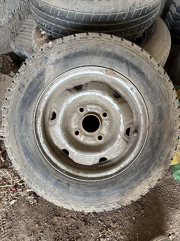 Шиналар: Kapsen 165 R13C почти новый, и еще одна грузовая dunlop с диском R13C — 7
