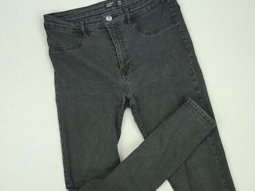 sinsay spodnie jeansowe z wysokim stanem: Jeans for women, size 2XL