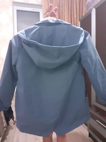 Верхняя одежда: Uşaq üçün mavi rəngli yüngül parkı/yağmurluq - Material: nazik — 2