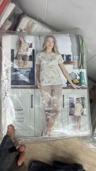 Пижамы: Пижама, Хлопок, Турция, Все размеры — 10