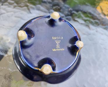barokna ogledala: Porcelanska činija„Echt Cobalt” – Martinroda - Materijal: fini — 3