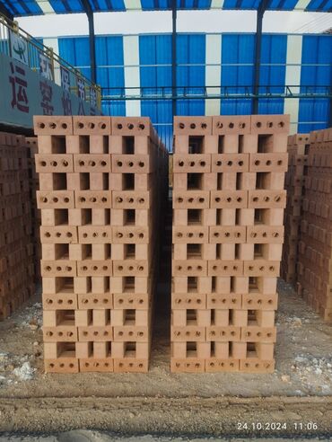 Строительный кирпич: Пустотелый, дырчатый, Жженый кирпич, Полублок, 250×120×90 — 4