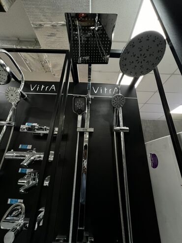 смеситель для душа с лейкой и шлангом бишкек: Душевая система VitrA с верхним душем и смесителем - Бренд: VitrA -