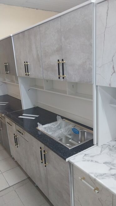 Кухонные гарнитуры: Кухонный гарнитур, Новый, цвет - Белый, Платная доставка — 18