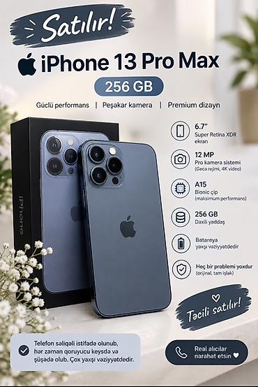 18 pro max 256: IPhone 13 Pro Max, 256 GB, Sierra Blue — 1