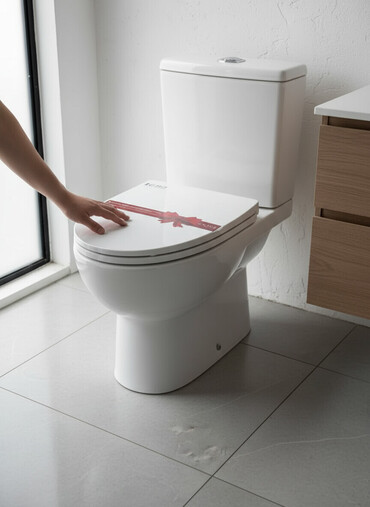 крышка на унитаз: Унитаз Полго орнотуу, Материалы: Фарфор