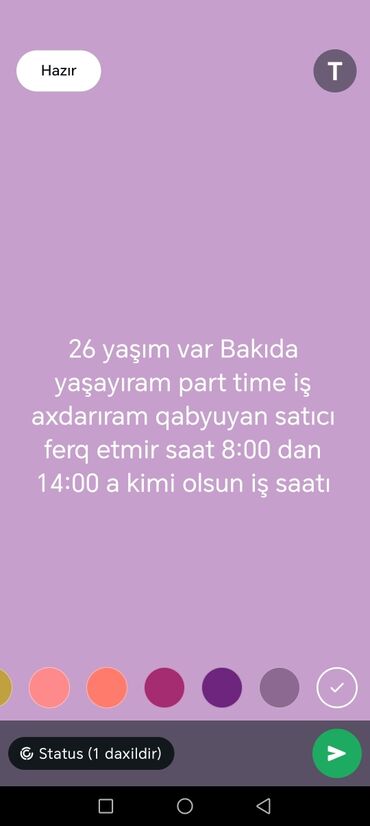 qabyuyan iş elanları: Qabyuyan satıcı ferq etmir