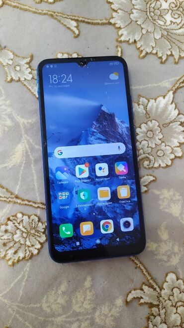Redmi: Redmi, Redmi 9A, Б/у, 32 ГБ, цвет - Синий, 2 SIM