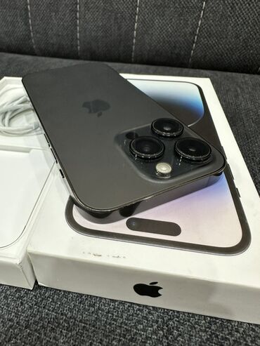 Apple iPhone: IPhone 14 Pro, 256 GB, Matte Space Gray, Face ID — 9