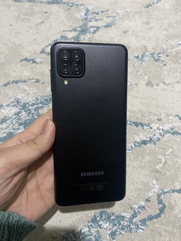 Samsung Galaxy A12, Б/у, 32 ГБ, цвет - Черный, 2 SIM