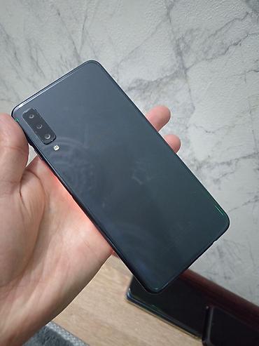 galaxy folder: Samsung Galaxy A7 2018, Б/у, 64 ГБ, цвет - Черный, 2 SIM — 1