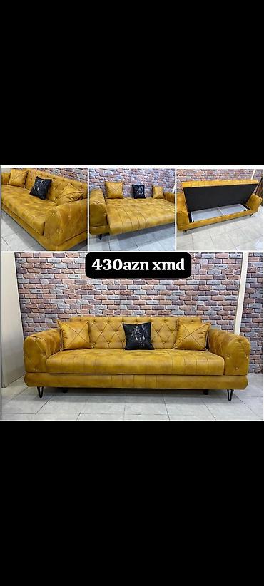 Divanlar: Mebel kateqoriyası: Divanlar - Model: Yumşaq oturacaqlı 3 nəfərlik — 1