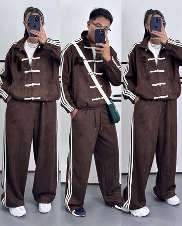 спортивный костюм мужской бишкек: Спортивный костюм унисекс в стилистике ретро. Состав комплекта: -