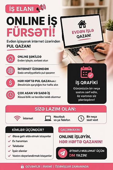 dayə işi 2023: Çağrı mərkəzi operatoru tələb olunur, Tələbələr, İstənilən yaş, Təcrübəsiz, Həftəlik ödəniş — 1