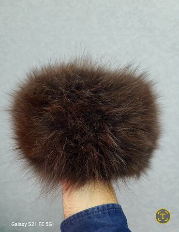 детские велюровые шапки: Orjinal dəri norka papaq 58 ölçu yenidir