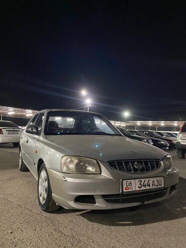 битий машины: Hyundai Accent: 2003 г., 1.5 л, Механика, Бензин, Седан