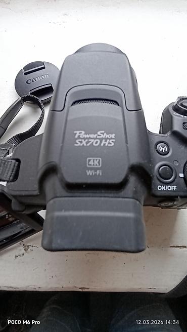 4k kamera: Canon PowerShot SX70 HS ultra-zoom fotoaparat - 65x optik zoom — 5