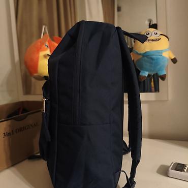Сумкалар: Рюкзак JanSport, классическая модель в темно‑синем цвете. Абсолютно — 3