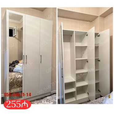 шкаф для стиральной машины: Новый, 3 двери Прямой шкаф, Гардеробный шкаф