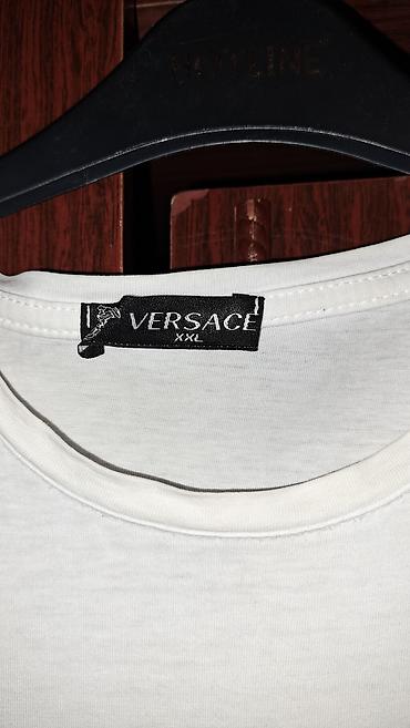 ağ papaq: Futbolka, Versace, 2XL, rəng - Ağ — 2