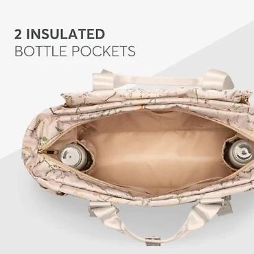 teranova jakna: Torba za mame FLORENCE Secret Garden Beige – prostrana i elegantna — 2