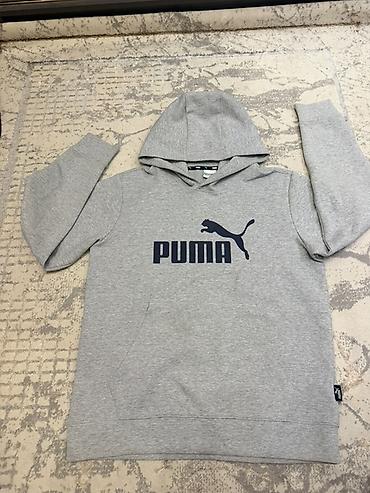 мужские блузки: Толстовка от бренда PUMA б/у Состояние идеальное,на рост 175,180 — 1