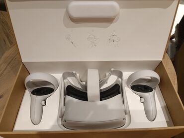 oculus plus qiyməti bakida: Oculus Meta Quest 2. VR eynək. Yaddaş 128 gb. Bütün orijinal hissələri
