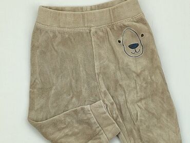 beżowe legginsy skórzane: Spodnie dresowe, Lupilu, 3-6 m, stan - Dobry