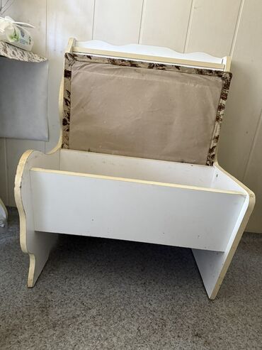 Банкетки: Банкетка, Б/у, Без полок, Самовывоз, цвет - Белый — 5