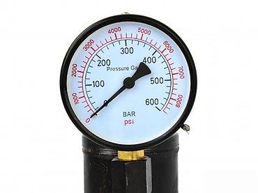 Ostali merni alati: Ručna hidraulična pumpa sa manometrom - Robustna ručna poluga za — 1