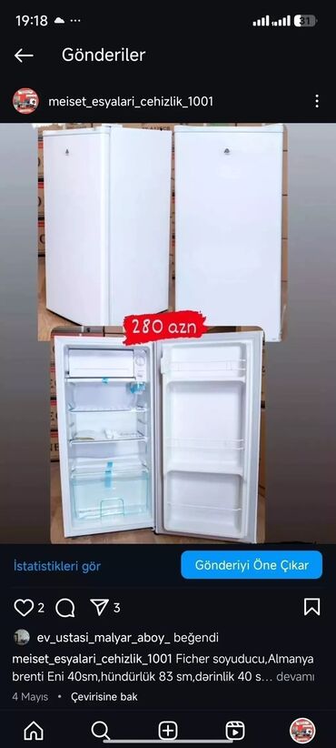 Soyuducular: Yeni Soyuducu Satılır — 16