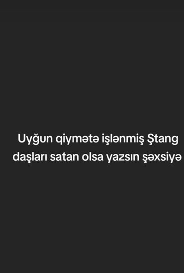 idman dəsti: Dəmir Qantellər, Çəki: 100 kq, İşlənmiş