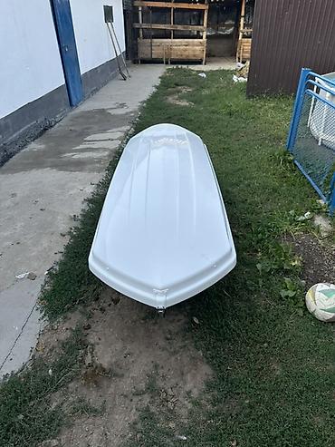 lc prado: Автомобильный багажный бокс на крышу (кофр) - Цвет: белый, глянцевый — 4