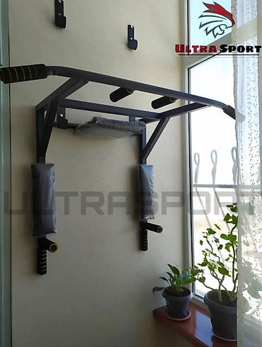 Турники и брусья: Турник, 3 в 1, Настенный, Новый — 9