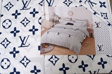 Posteljina: Bračna, Pamučni saten, bоја - Šareno, Turska — 8