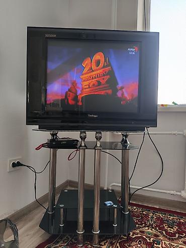 Телевизоры: Телевизор кинескопный (CRT) Thomson с тумбой под ТВ. - Диагональ — 1