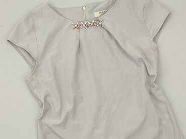 szare bluzki eleganckie: Blouse, S (EU 36), condition - Good