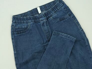 legginsy woskowane z wysokim stanem: Jeansy damskie, rozmiar L