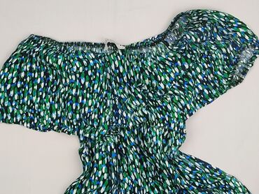 bluzka w paski zielone: Blue shadow, Women's blouse, size S
