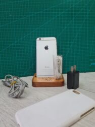 айфон 6с новый: IPhone 6, Колдонулган, 16 ГБ, Space Gray, Кабель, Каптама, Кулакчындар, 100 %