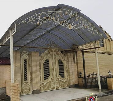 Həyət darvazaları: Metal EN MMC olaraq istədiyiniz forma və ölçüde demir işlerinin — 21