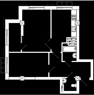Продажа квартир: 2 комнаты, 59 м², Элитка, 9 этаж, Евроремонт — 11