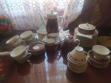 cay destleri: Çay dəsti, Farfor, 12 nəfərlik, Almaniya — 5