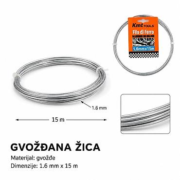 KMT Gvozdena žica 1.6 mm x 15 m – Kmt Style (SKU: 9364499, EAN: )