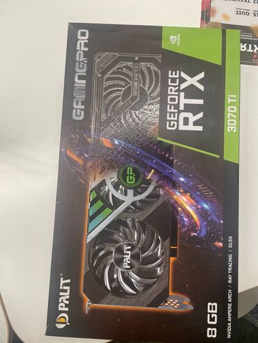 видеокарты ddr4: Видео карта, Колдонулган, Palit, GeForce RTX, 8 ГБ, ПК үчүн